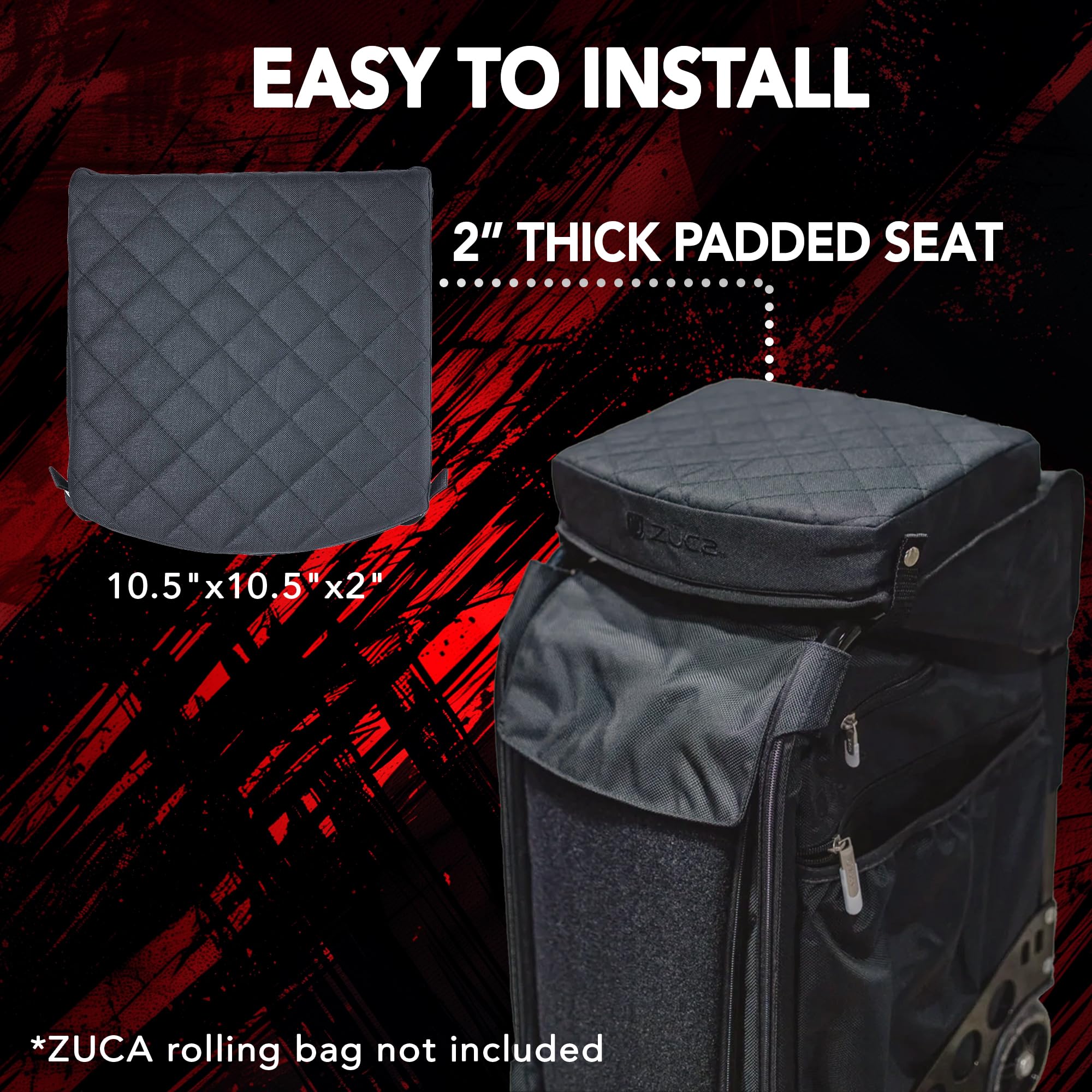 Amazon.com: ZÜCA Pro/Sport 2” Thick Comfort Padded Seat Cushion